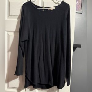 Michael Kors Black Long Sleeve Top